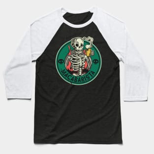 Macabre Barista Baseball T-Shirt